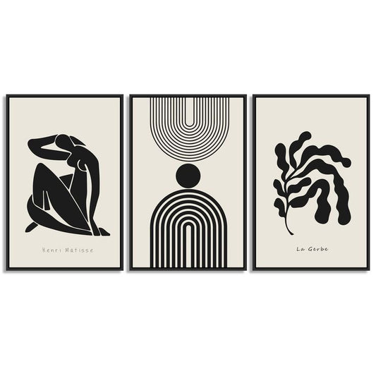 Black and white series III I Set of 3