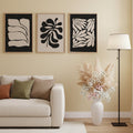 Ivory Foliage - Set of 3