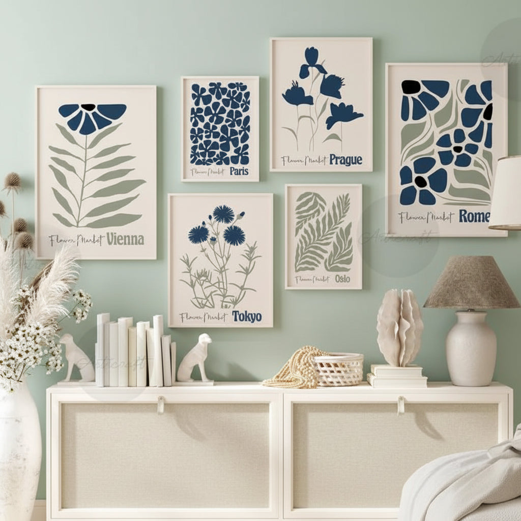 Boho Botanical Wall | Set of 6
