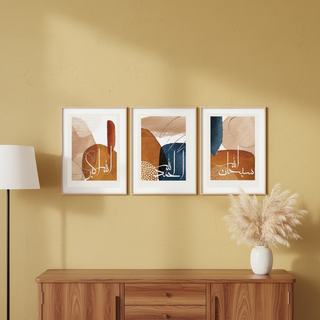 Blessed Callligraphy - Set of 3