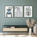Boho Abstract Wall Art | Set of 3
