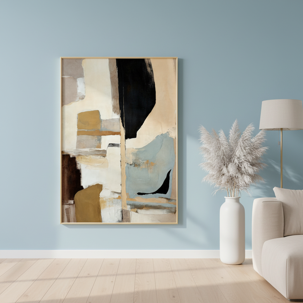 Neutral Wabi Sabi Wall Art | CANVAS