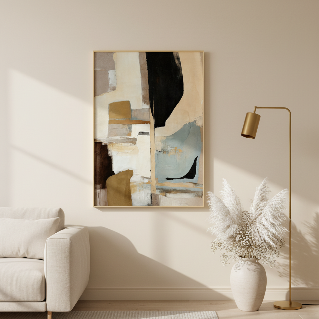 Neutral Wabi Sabi Wall Art | CANVAS