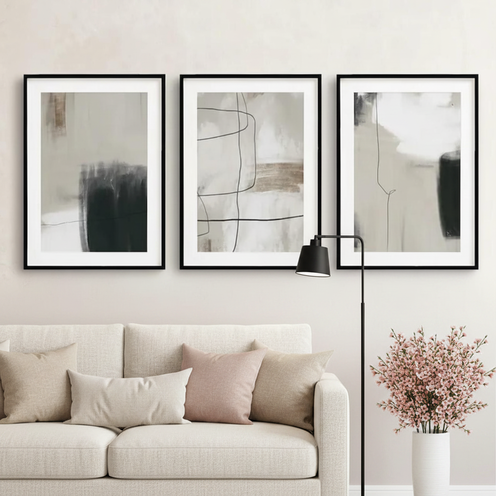Modern Abstract Wall Art | Set of 3