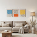 Modern Geometric Wall Art | Set of 3