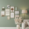 Botanical Gallery Wall Art | Set of 9