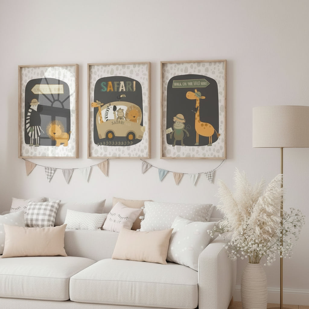 Safari II - Set of 3