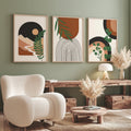 Boho Abstract Wall Art | Set of 3
