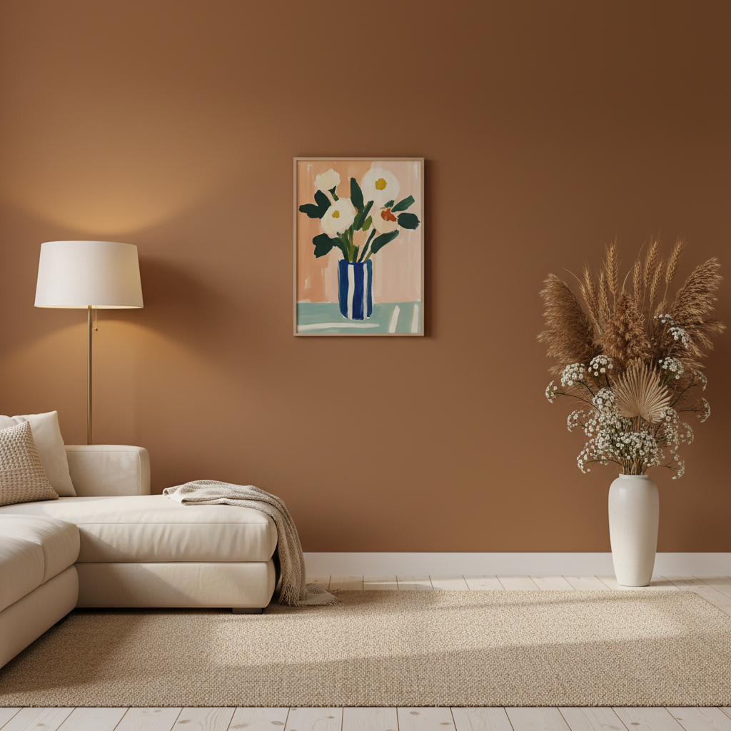Modern Bouquet in Blue Vase| Single Frame