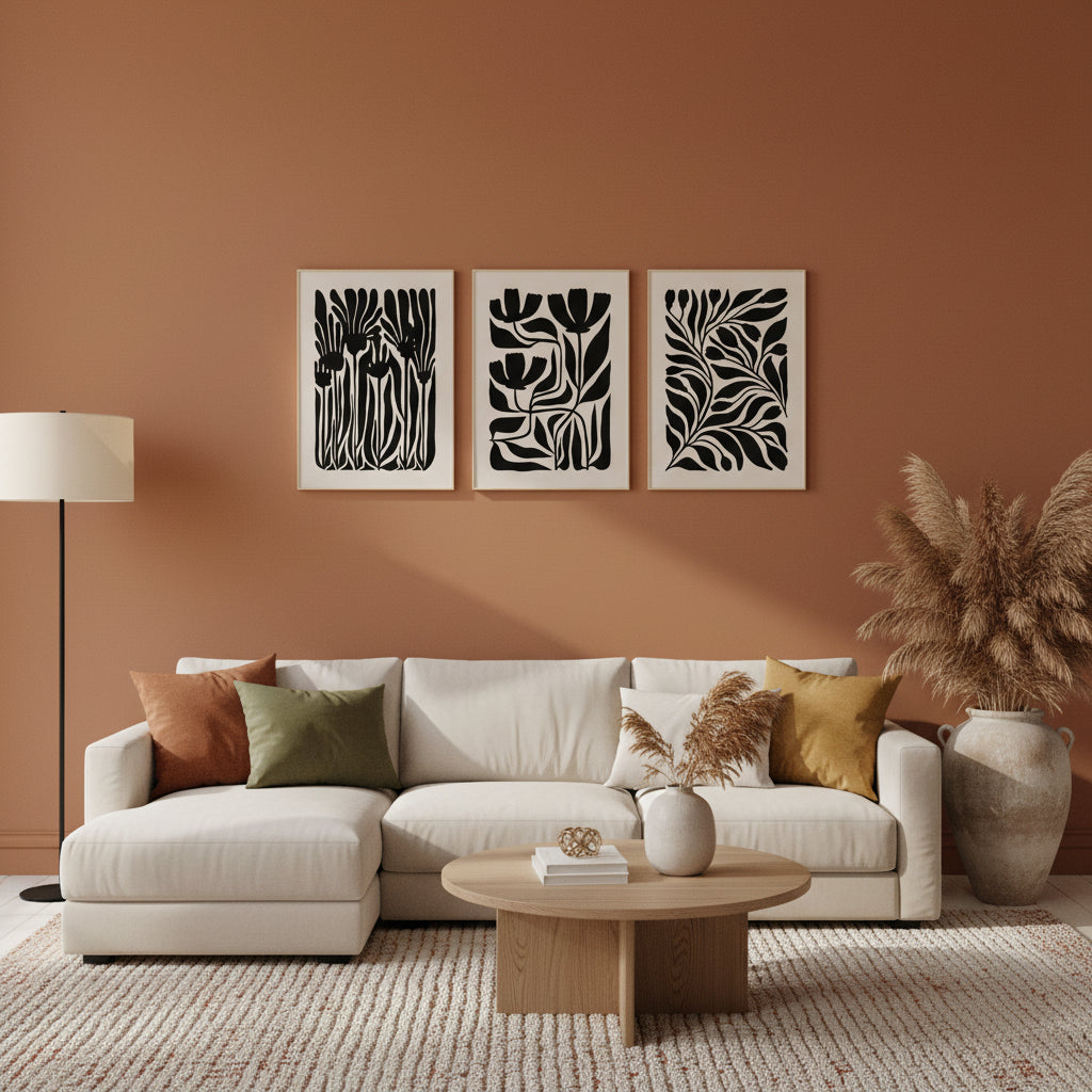 Noir Leaf - Set of 3